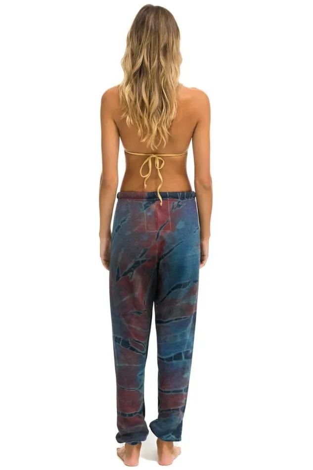 Hand Dyed Sweatpants 8211 Tie Dye Multi Women Aviator Nation Sweatpants