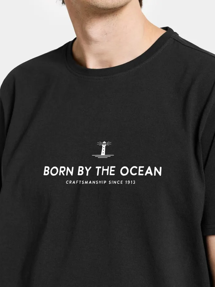 Harald Men039s Tshirt Light House Black Men Didriksons Tshirts and Polos