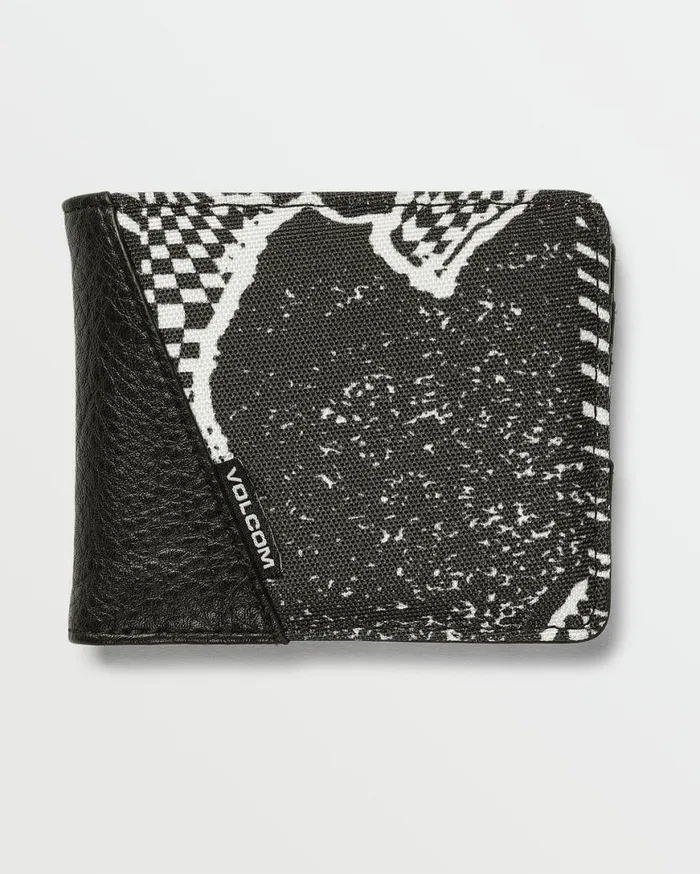 Hardbound Bifold Wallet 8211 Black White Mens Volcom Belts and Wallets