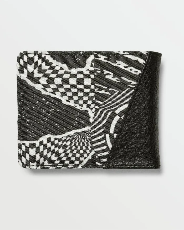 Hardbound Bifold Wallet 8211 Black White Mens Volcom Belts and Wallets