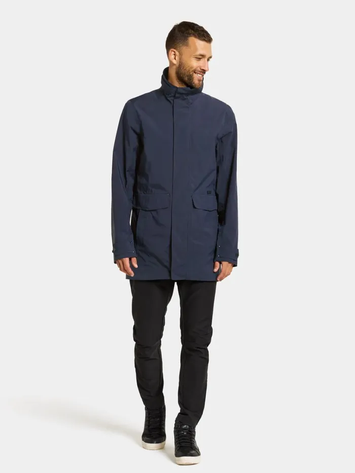 Harry Parka Dark Night Blue Men Didriksons Spring Jackets