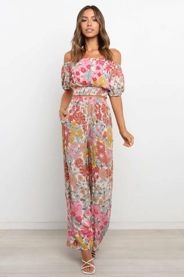Hart Pant Floral Women Matching Sets Petal and Pup
