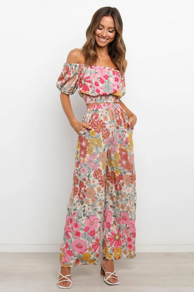 Hart Pant Floral Women Matching Sets Petal and Pup