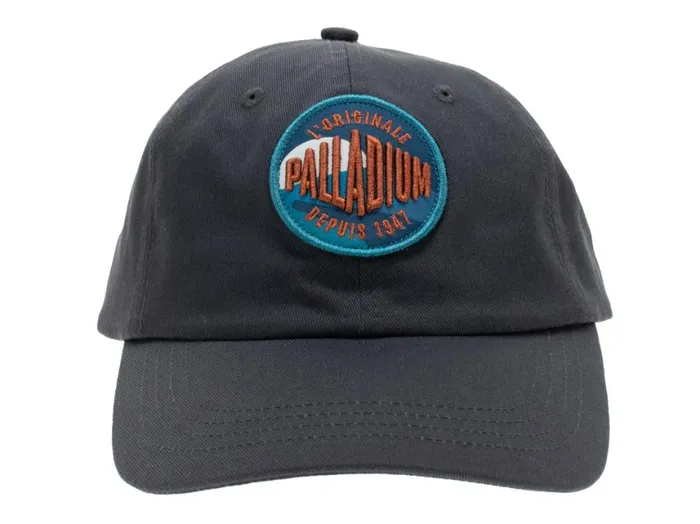 Hats WomenMen PALLADIUM OASIS PATCHES CAP Dark Grey