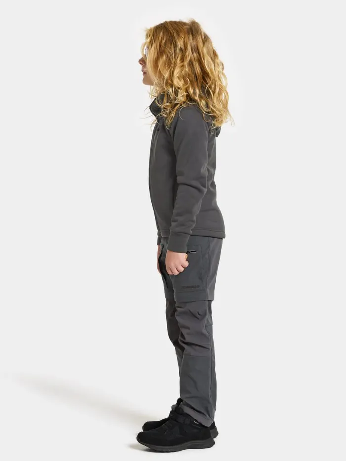Hekto Kids039 Full Zip Coal Black Kids Didriksons Sweaters and Tshirts