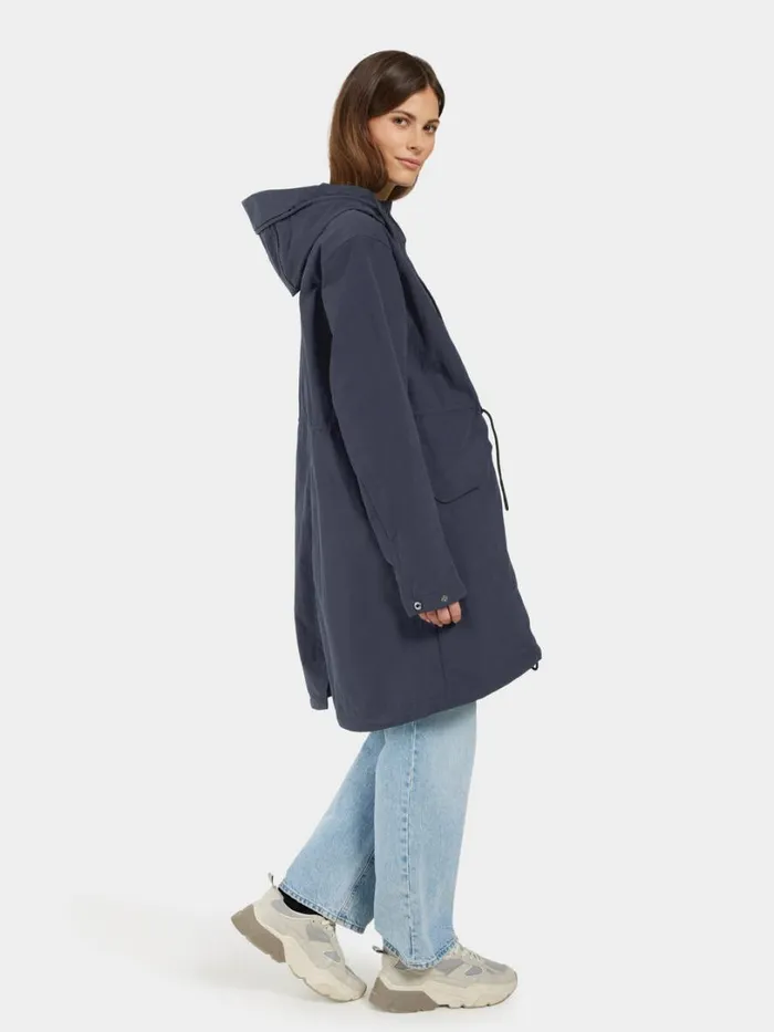 Helen Parka Dark Night Blue Women Didriksons Spring Jackets
