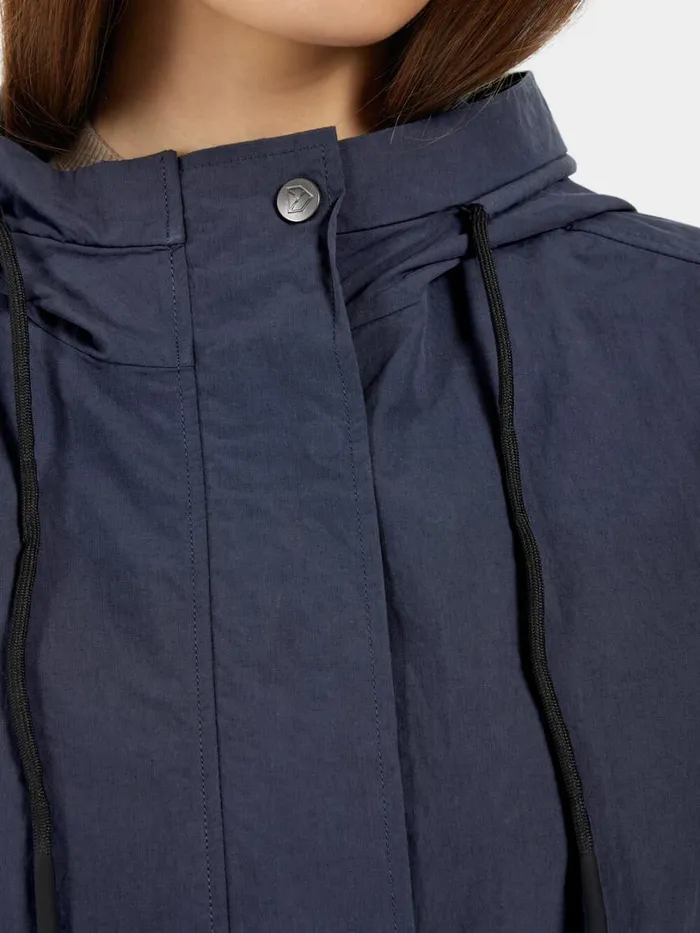 Helen Parka Dark Night Blue Women Didriksons Spring Jackets