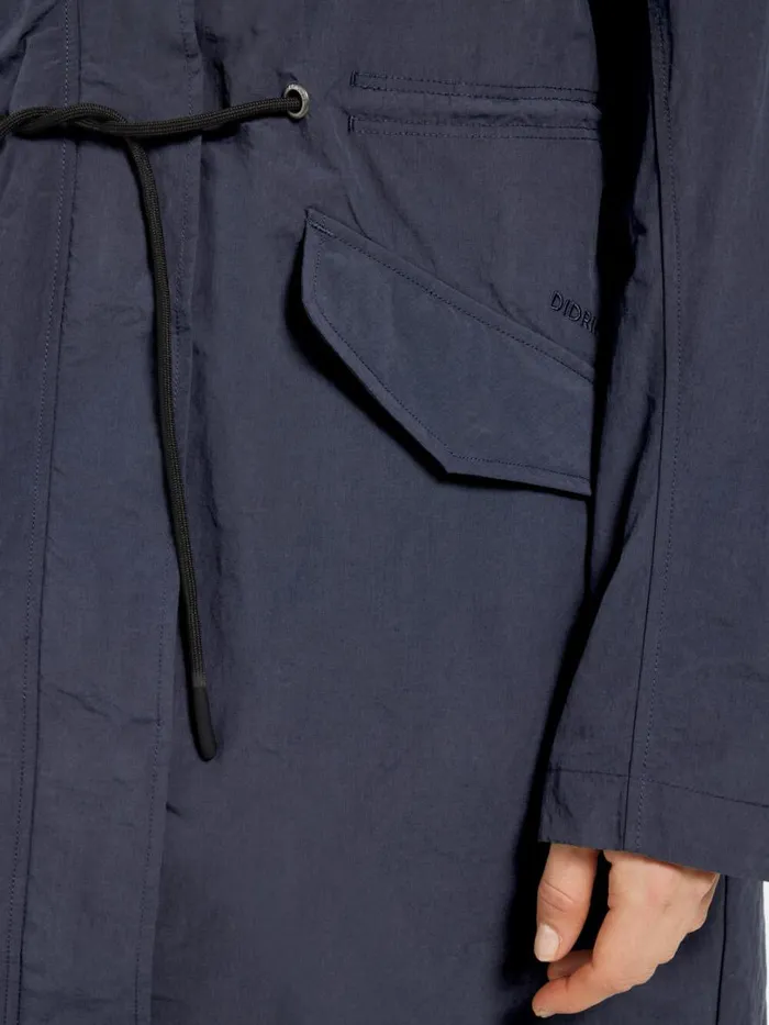 Helen Parka Dark Night Blue Women Didriksons Spring Jackets