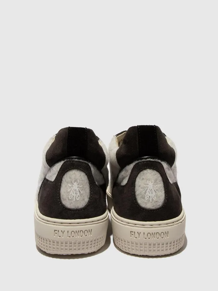 HiTop Trainers TELY688FLY OFFWHITEANTHRACITEBLACK Women Fly London Trainers
