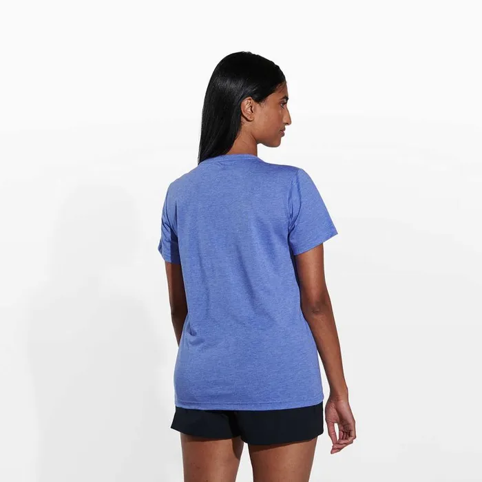 Hike On Tee Baja Blue Heather Women Merrell Tops Hike On Tee Baja Blue Heather Women Merrell Tops
