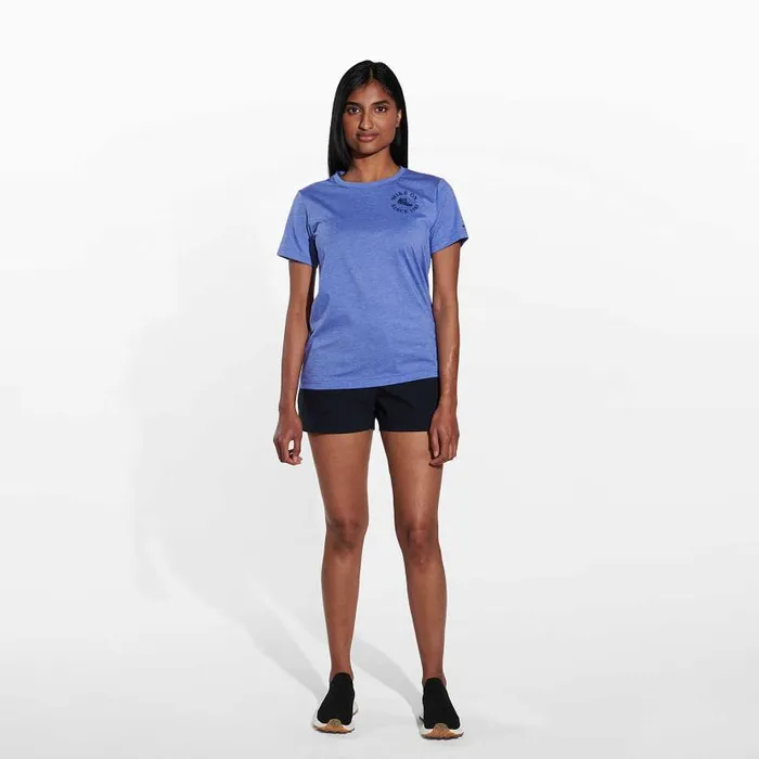 Hike On Tee Baja Blue Heather Women Merrell Tops Hike On Tee Baja Blue Heather Women Merrell Tops