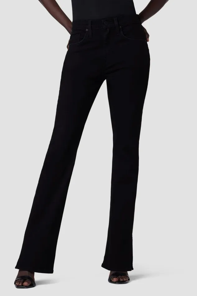 Hudson Jeans Bootcut Barbara HighRise Baby Bootcut Jean W Slit Black 8211 Women Hudson Jeans Bootcut Barbara HighRise Baby Bootcut Jean W Slit Black 8211 Women