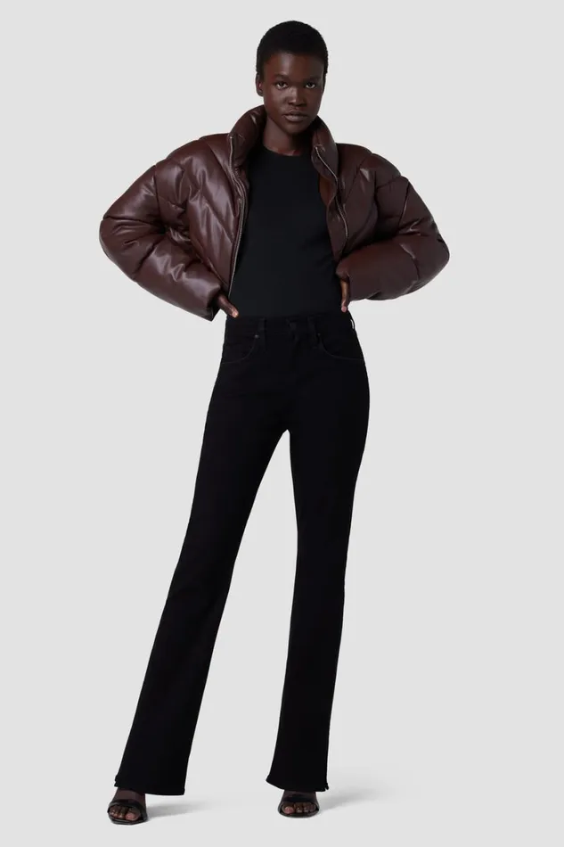 Hudson Jeans Bootcut Barbara HighRise Baby Bootcut Jean W Slit Black 8211 Women Hudson Jeans Bootcut Barbara HighRise Baby Bootcut Jean W Slit Black 8211 Women