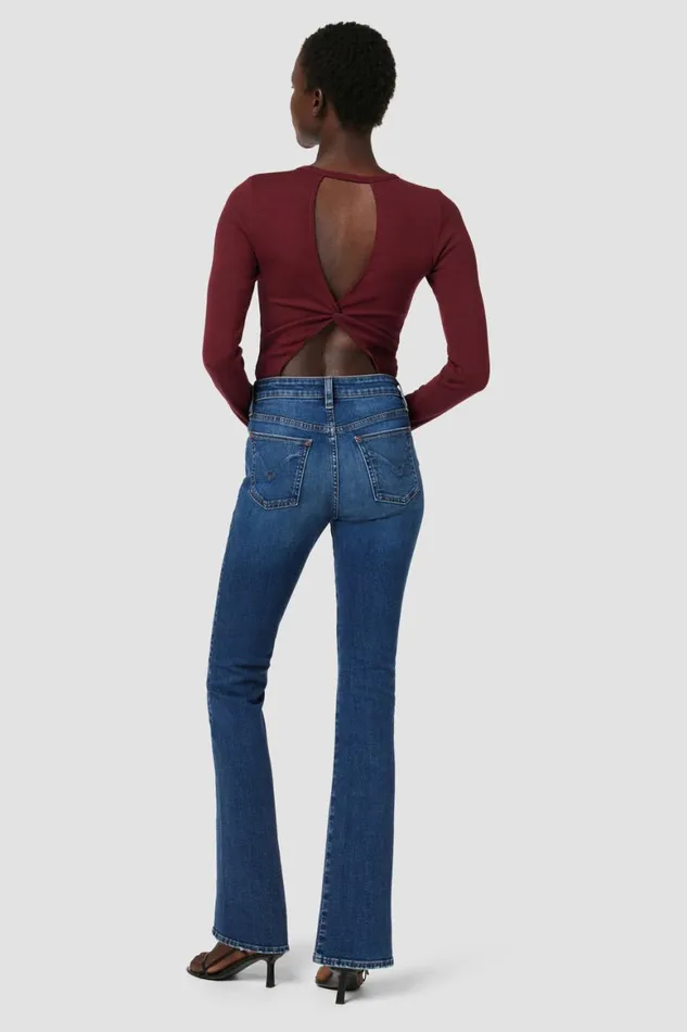 Hudson Jeans Bootcut Barbara HighRise Baby Bootcut Jean W Split Hem Indigo Bells 8211 Women Hudson Jeans Bootcut Barbara HighRise Baby Bootcut Jean W Split Hem Indigo Bells 8211 Women