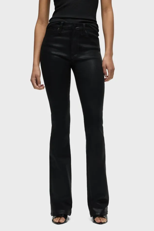 Hudson Jeans Bootcut Barbara HighRise Bootcut Jean Coated Black Beauty 8211 Women Hudson Jeans Bootcut Barbara HighRise Bootcut Jean Coated Black Beauty 8211 Women