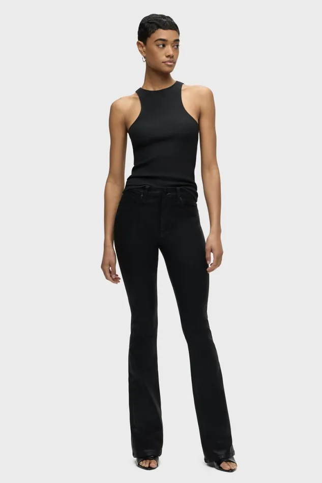 Hudson Jeans Bootcut Barbara HighRise Bootcut Jean Coated Black Beauty 8211 Women Hudson Jeans Bootcut Barbara HighRise Bootcut Jean Coated Black Beauty 8211 Women