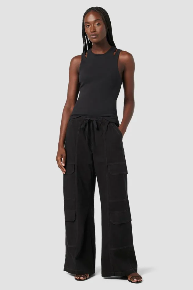 Hudson Jeans Cargo Parachute Wide Leg Cargo Black 8211 Women Hudson Jeans Cargo Parachute Wide Leg Cargo Black 8211 Women