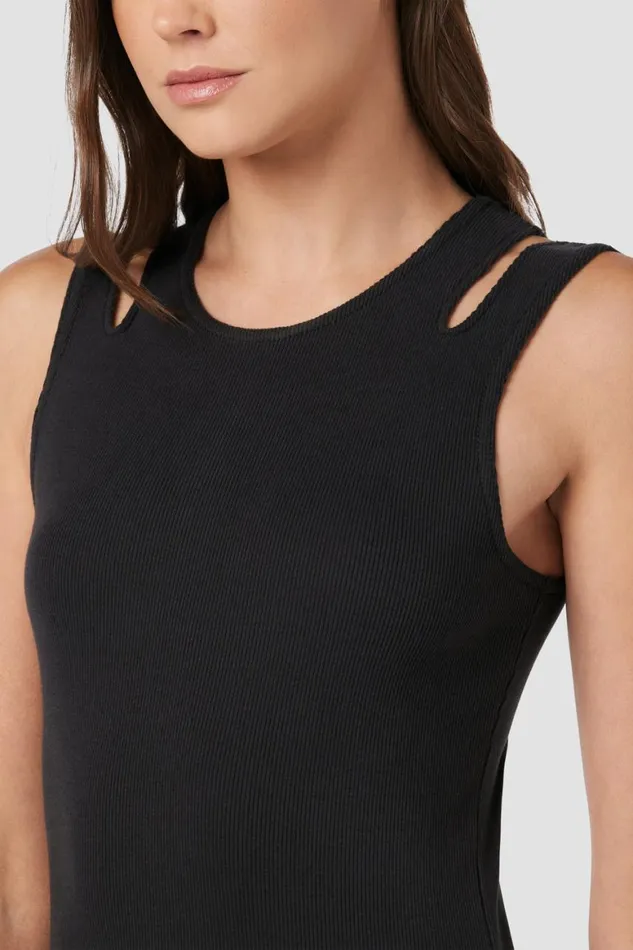Hudson Jeans Dresses and Jumpsuits Cut Out Maxi Dress Black 8211 Women