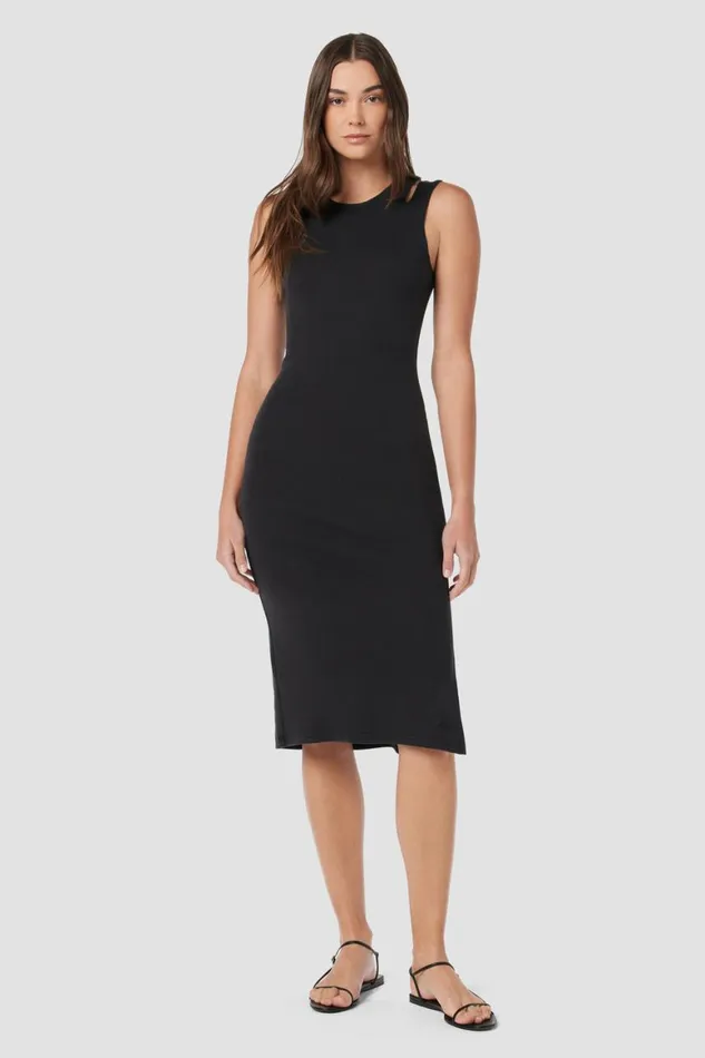 Hudson Jeans Dresses and Jumpsuits Cut Out Maxi Dress Black 8211 Women