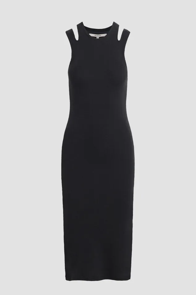Hudson Jeans Dresses and Jumpsuits Cut Out Maxi Dress Black 8211 Women