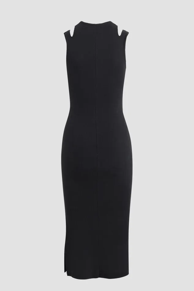 Hudson Jeans Dresses and Jumpsuits Cut Out Maxi Dress Black 8211 Women