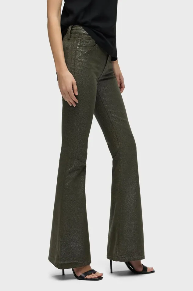 Hudson Jeans Flare Holly HighRise Flare Jean Cypress Glitter 8211 Women Hudson Jeans Flare Holly HighRise Flare Jean Cypress Glitter 8211 Women