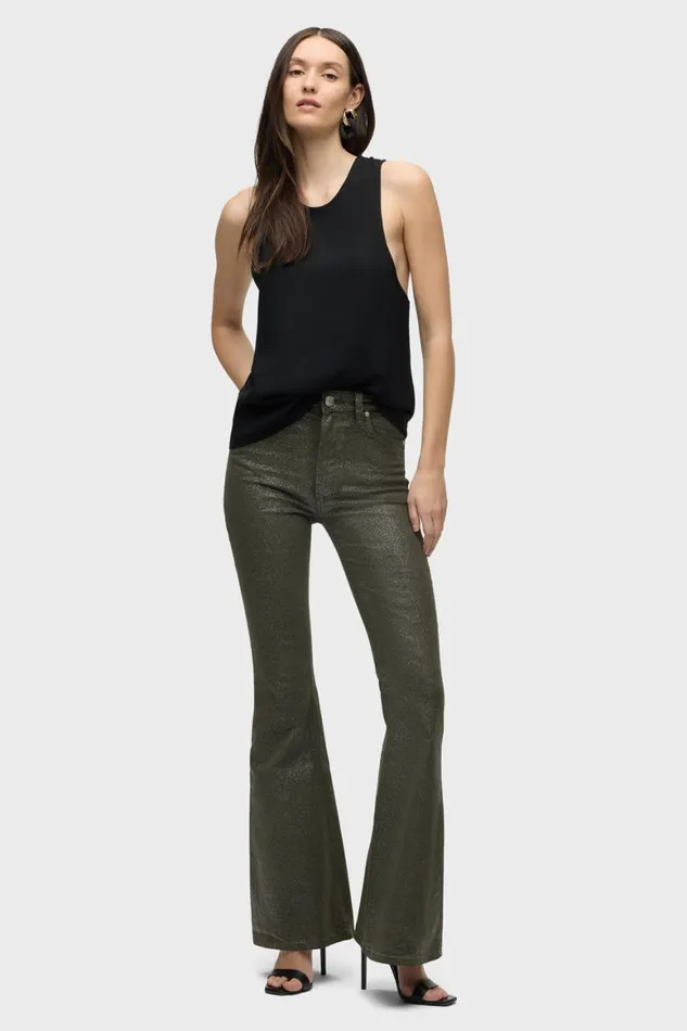 Hudson Jeans Flare Holly HighRise Flare Jean Cypress Glitter 8211 Women Hudson Jeans Flare Holly HighRise Flare Jean Cypress Glitter 8211 Women