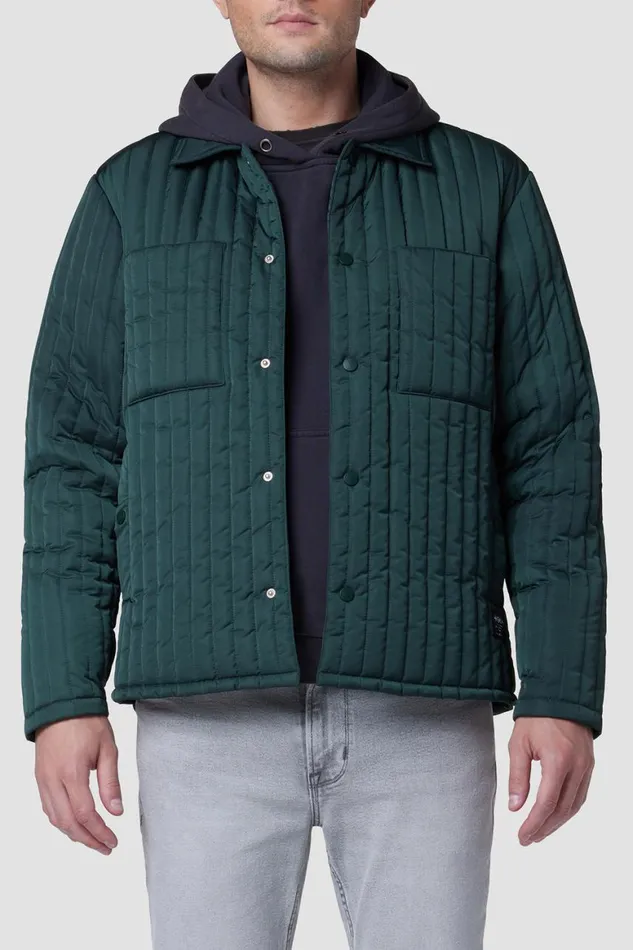 Hudson Jeans Jackets and Outerwear Quilted Jacket Green 8211 Men
