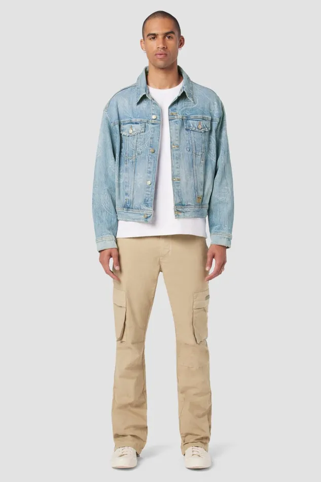 Hudson Jeans Jackets and Outerwear Trucker Jacket Bandana 8211 Men