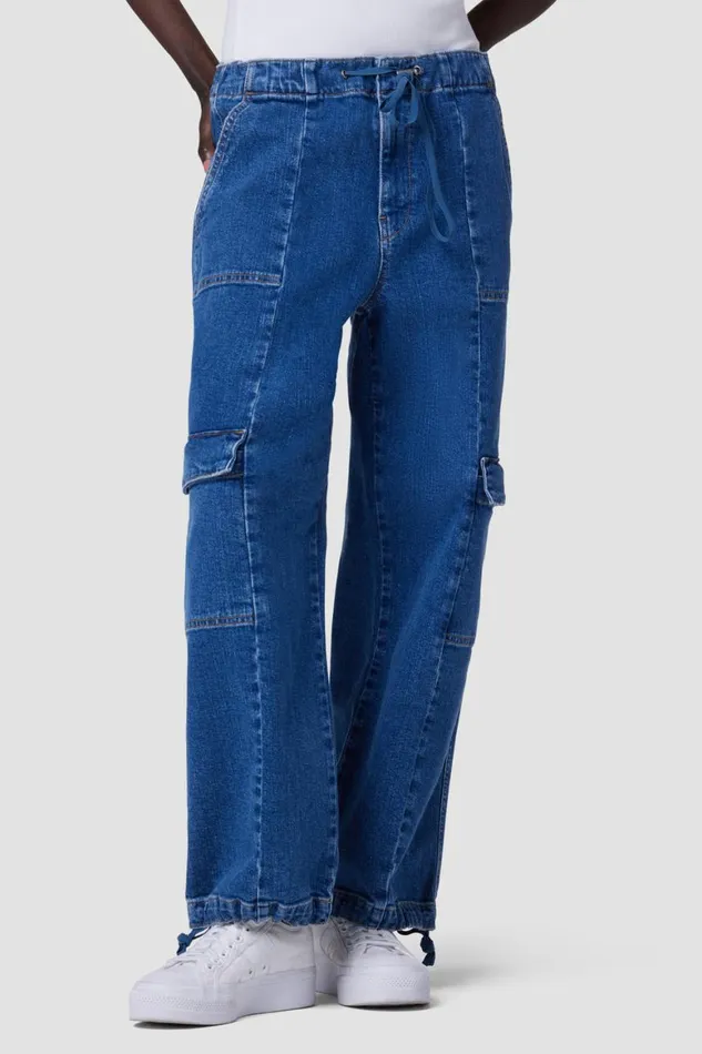 Hudson Jeans Pants Drawstring Cargo Parachute Pant Chill 8211 Women