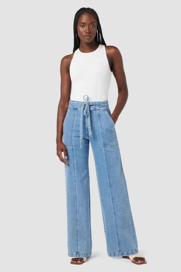 Hudson Jeans Pants Tie Waist Wide Leg Trouser Stardom 8211 Women Hudson Jeans Pants Tie Waist Wide Leg Trouser Stardom 8211 Women