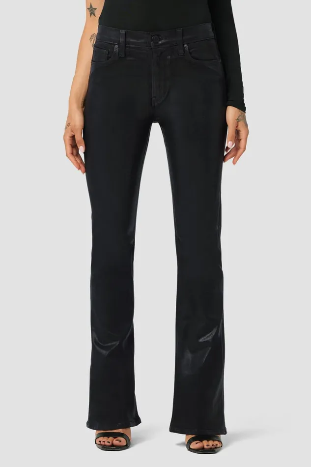 Hudson Jeans Petite Inseams Barbara HighRise Bootcut Petite Jean Noir Coated 8211 Women Hudson Jeans Petite Inseams Barbara HighRise Bootcut Petite Jean Noir Coated 8211 Women
