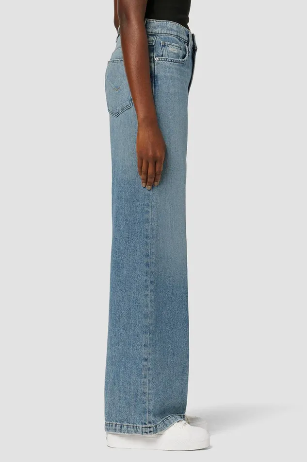 Hudson Jeans Petite Inseams Jodie HighRise Loose Wide Leg Petite Jean Thunder Destructed 8211 Women Hudson Jeans Petite Inseams Jodie HighRise Loose Wide Leg Petite Jean Thunder Destructed 8211 Women