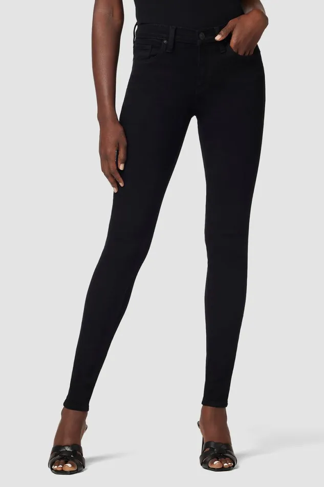 Hudson Jeans Skinny Nico MidRise Super Skinny Jean Black 8211 Women
