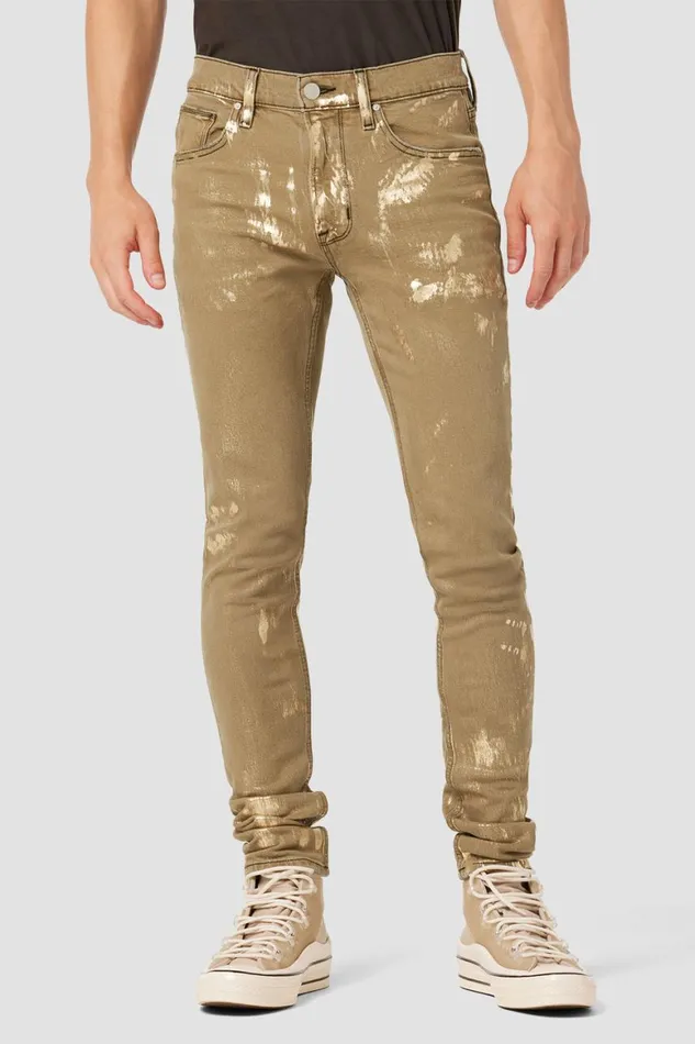 Hudson Jeans Skinny Zack Skinny Jean 36034 Inseam Bronze Foil 8211 Men