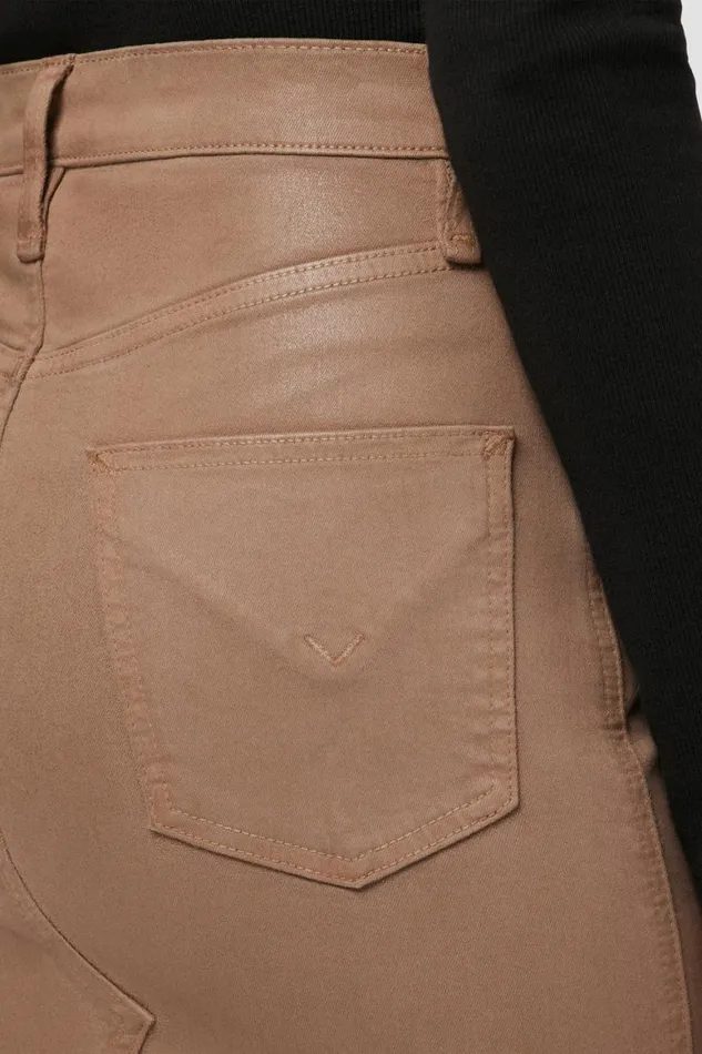 Hudson Jeans Skirts Reconstructed Skirt Coated Hot Latte 8211 Women