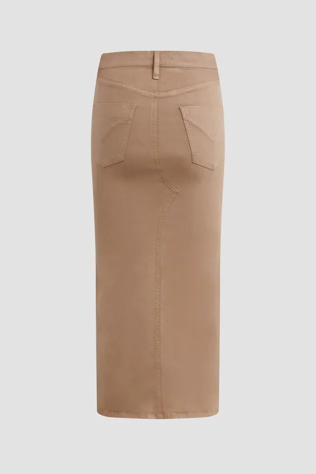 Hudson Jeans Skirts Reconstructed Skirt Coated Hot Latte 8211 Women