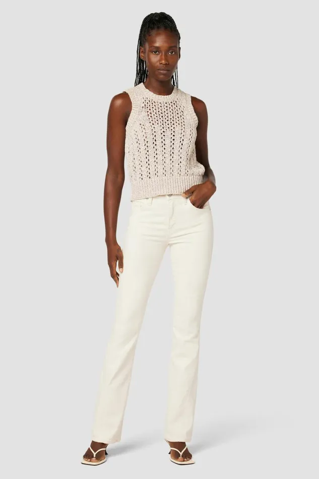 Hudson Jeans Tops and Sweaters Crewneck VStitch Sweater Tank Light Wisteria Multi 8211 Women Hudson Jeans Tops and Sweaters Crewneck VStitch Sweater Tank Light Wisteria Multi 8211 Women