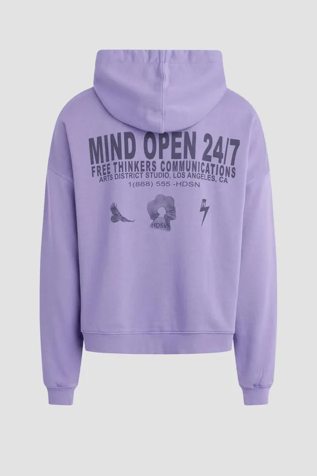 Hudson Jeans Tops and Sweaters Crop Hoodie Violet Minds 8211 Men Hudson Jeans Tops and Sweaters Crop Hoodie Violet Minds 8211 Men