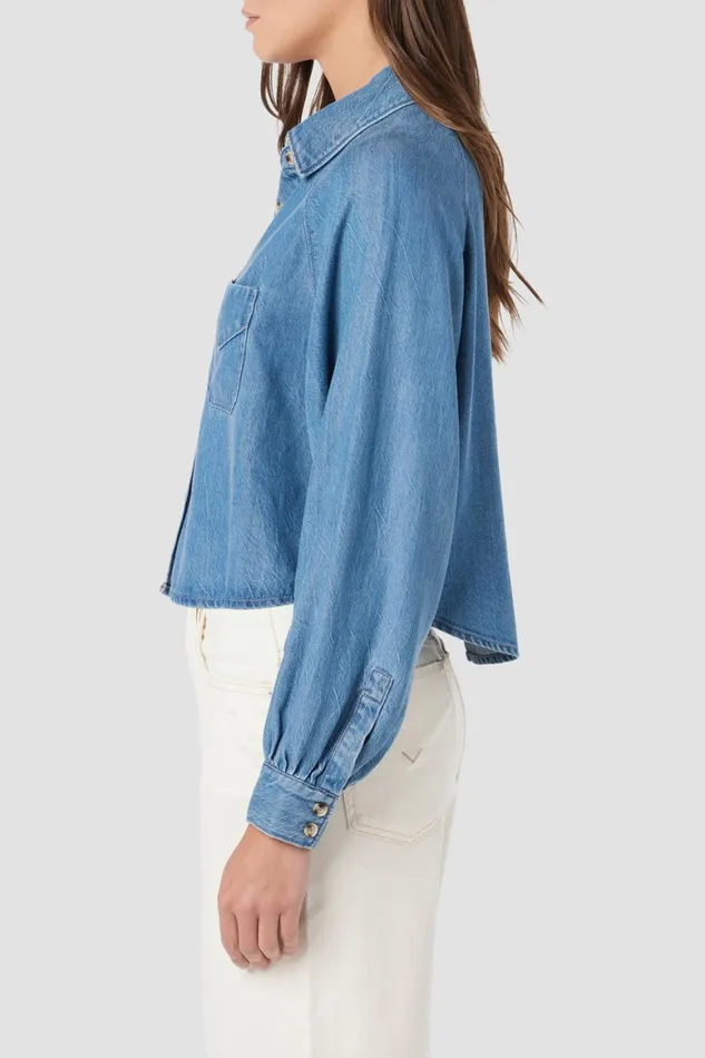 Hudson Jeans Tops and Sweaters Raglan Balloon Sleeve Button Down Carnival 8211 Women Hudson Jeans Tops and Sweaters Raglan Balloon Sleeve Button Down Carnival 8211 Women