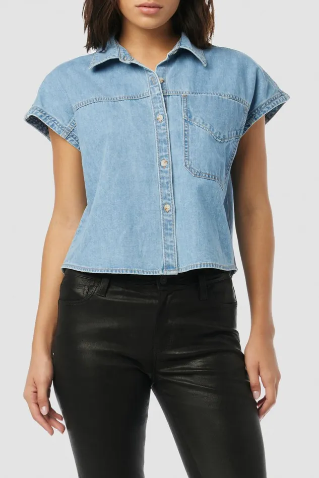Hudson Jeans Tops and Sweaters Sleeveless Camp Shirt First Class 8211 Women