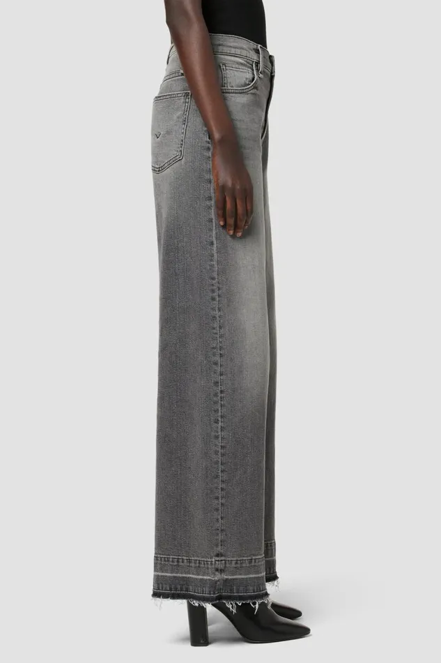 Hudson Jeans Wide Leg James HighRise Wide Leg Petite Jean Black Smoke 8211 Women Hudson Jeans Wide Leg James HighRise Wide Leg Petite Jean Black Smoke 8211 Women