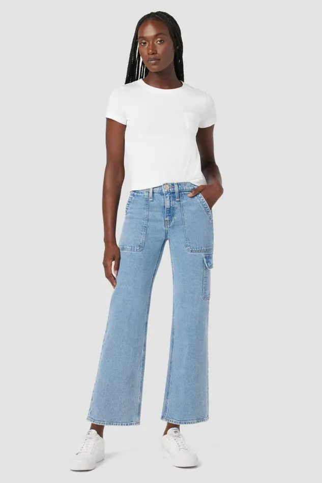 Hudson Jeans Wide Leg Rosie HighRise Wide Leg Cargo Jean Reservoir 8211 Women Hudson Jeans Wide Leg Rosie HighRise Wide Leg Cargo Jean Reservoir 8211 Women