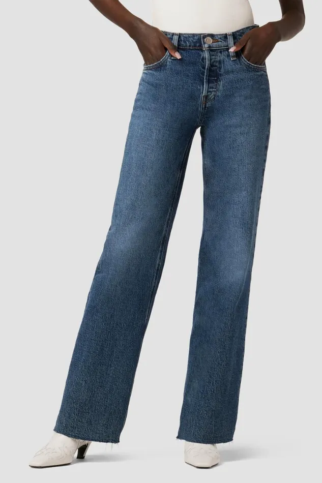 Hudson Jeans Wide Leg Rosie HighRise Wide Leg Jean Apollo 8211 Women