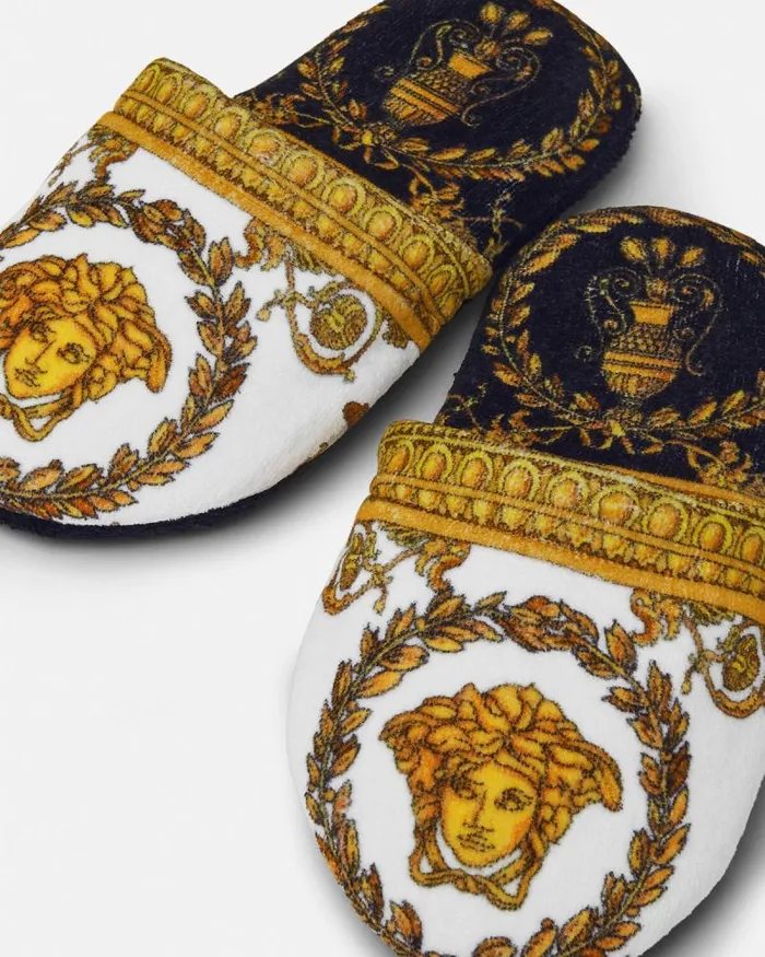 I Baroque Slippers Print Home and Lifestyle Versace Slippers