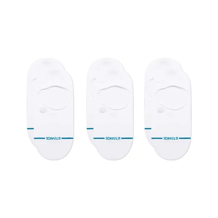Icon No Show Socks 3 Pack White MenWomen Stance No Show