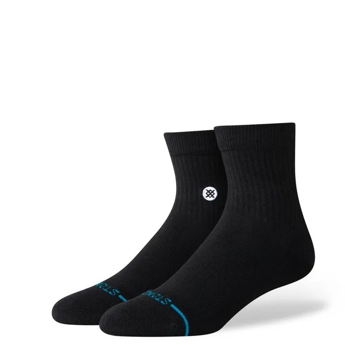 Icon Quarter Socks Black MenWomen Stance Quarter