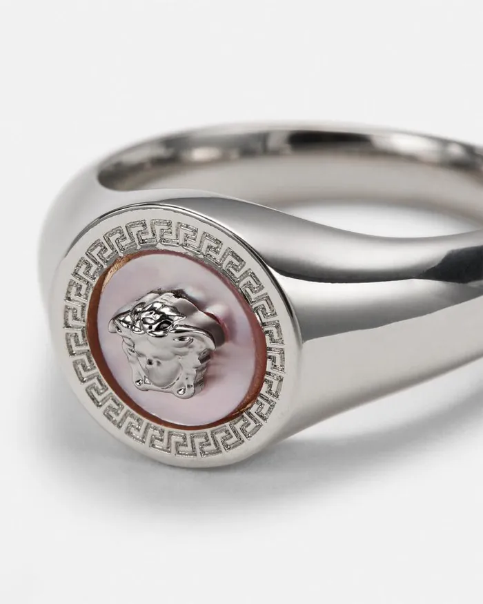 Icon Ring Silver WomenMen Versace Rings