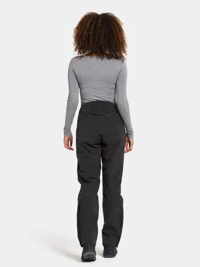 Idun Pants Black Women Didriksons Walking Trousers