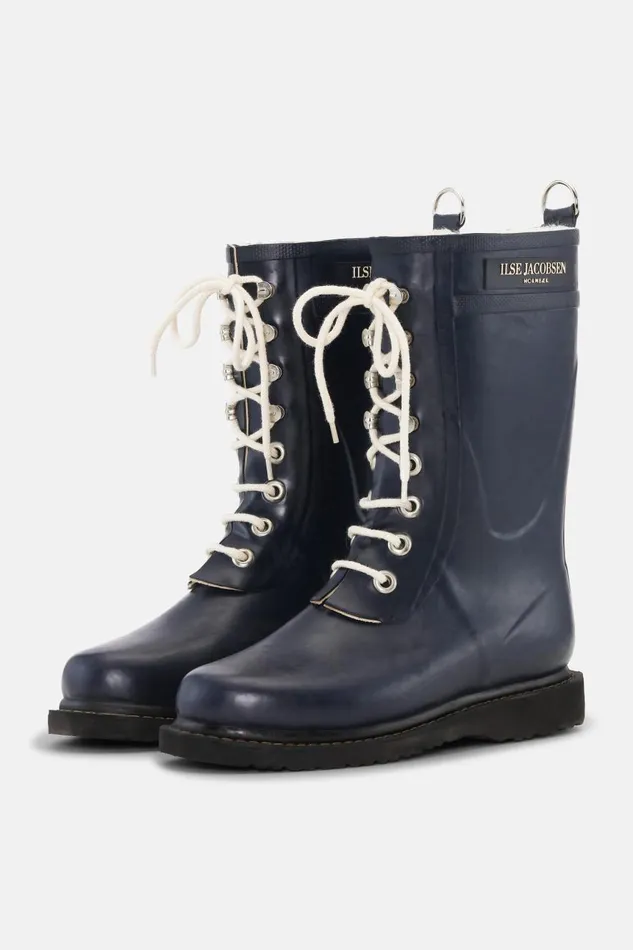 Ilse Jacobsen 34 Rubber Boots 8211 Dark Indigo Women Rainboots Medium